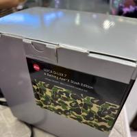 徕卡D-Lux7 A Bathing Ape联名款相机，全球限量版，迷猿人配色，国行正品机器，原价15800买的，有购买记录，包装全套齐全，成色98-99新，用的不多，没有任何质量问题