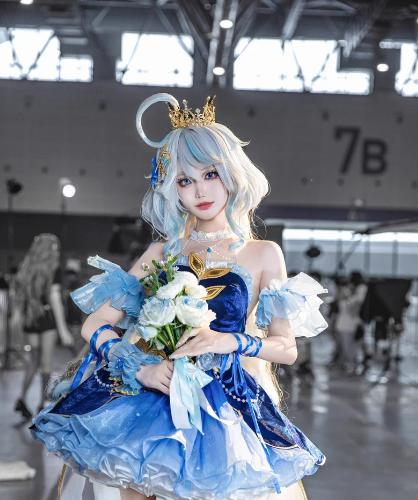 原神cos服芙卡洛斯枫丹水神动漫游戏二次元芙宁娜cosplay服装女装